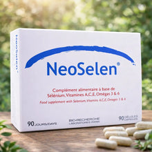 Charger l'image dans la galerie, Complément NeoSelen Sélénium + Vitamines A, C, E + Omégas 3 &amp; 6 — 90 gélules