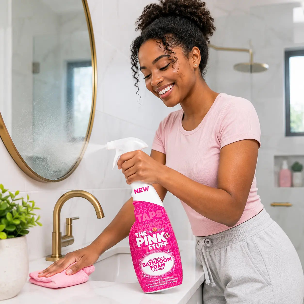 Nettoyant Salle de Bain Moussant The Pink Stuff The Miracle — 750 ml
