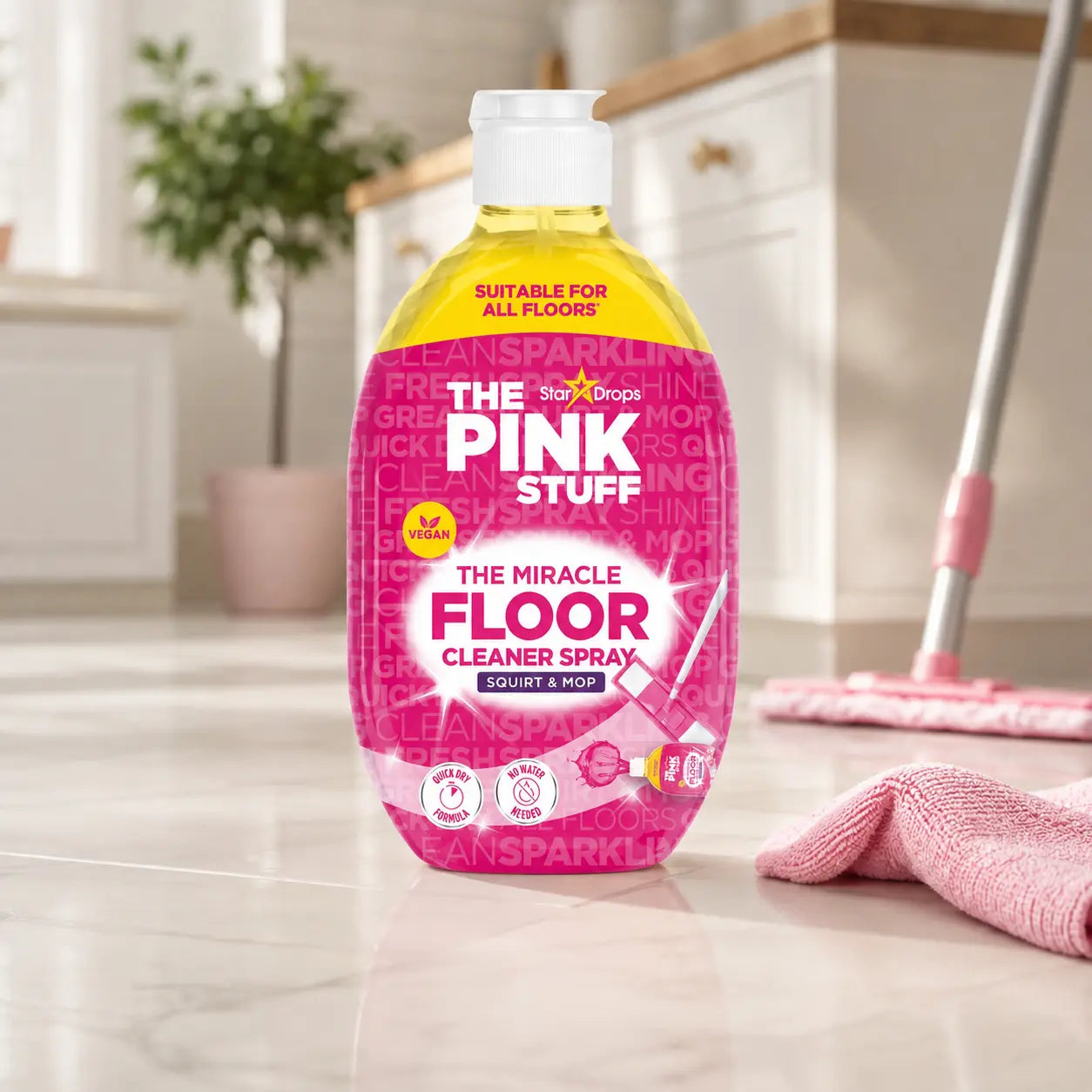 Nettoyant Sols Squirt & Mop The Pink Stuff The Miracle Floor Cleaner — 300 ml