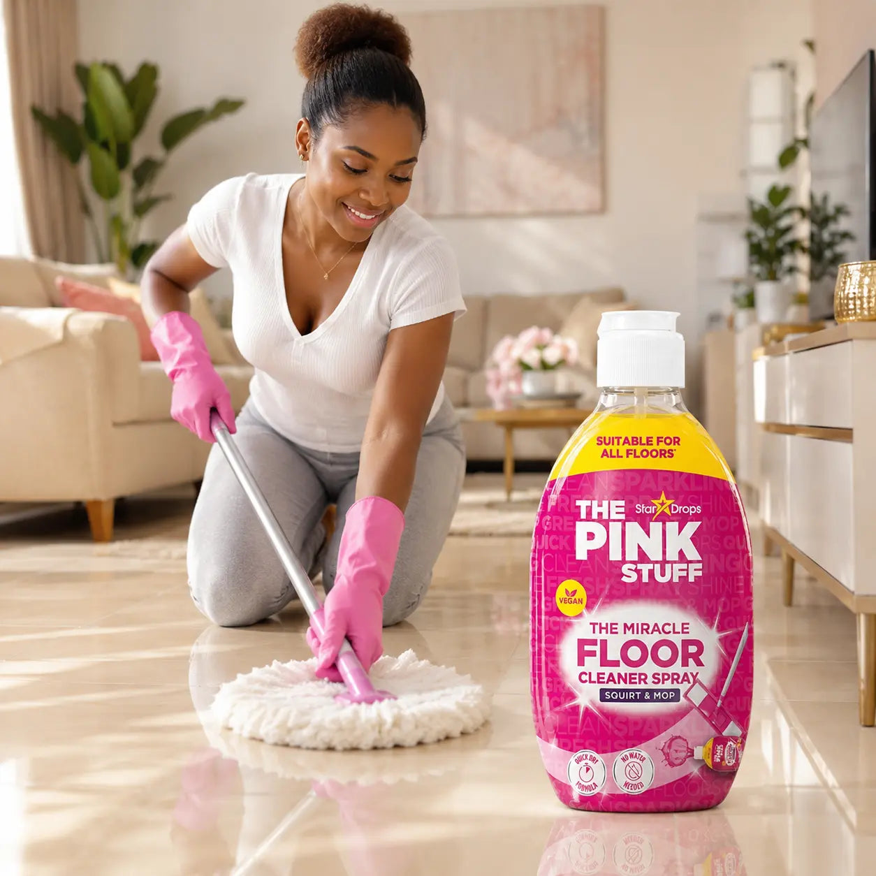 Nettoyant Sols Squirt & Mop The Pink Stuff The Miracle Floor Cleaner — 300 ml