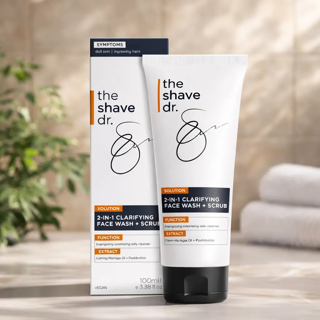 Nettoyant Exfoliant Visage 2-en-1 The Shave Dr — 100 ml