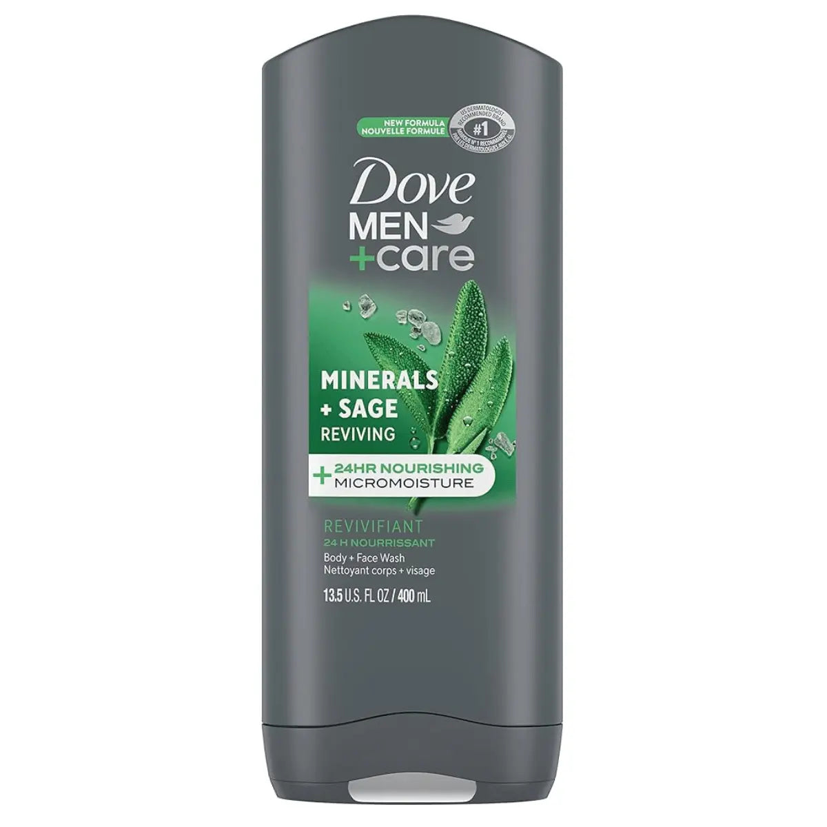 Nettoyant corps et visage Dove Reviving Minerals & Sage avec microhydratation nourrissante 24 heures DOVE