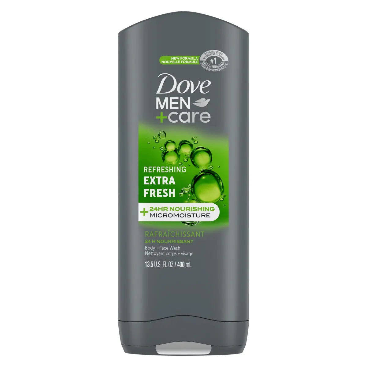 Nettoyant corps et visage rafraîchissant extra frais Men+Care 400 ML DOVE