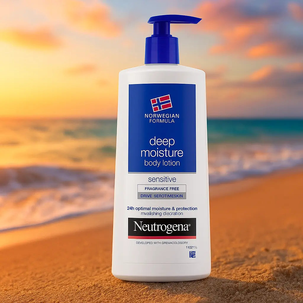 Neutrogena Deep Moisture Sensitive Fragrance Free Body Lotion - 250ml NEUTROGENA