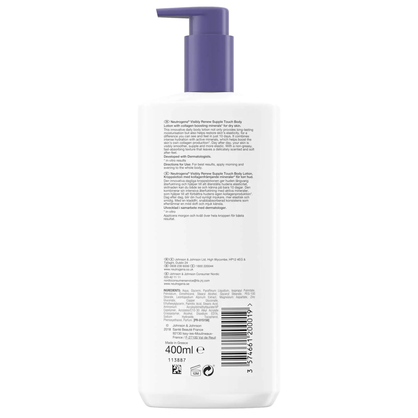 Neutrogena Norwegian Formula Visiblement Renew Lotion pour le corps 400 ml NEUTROGENA
