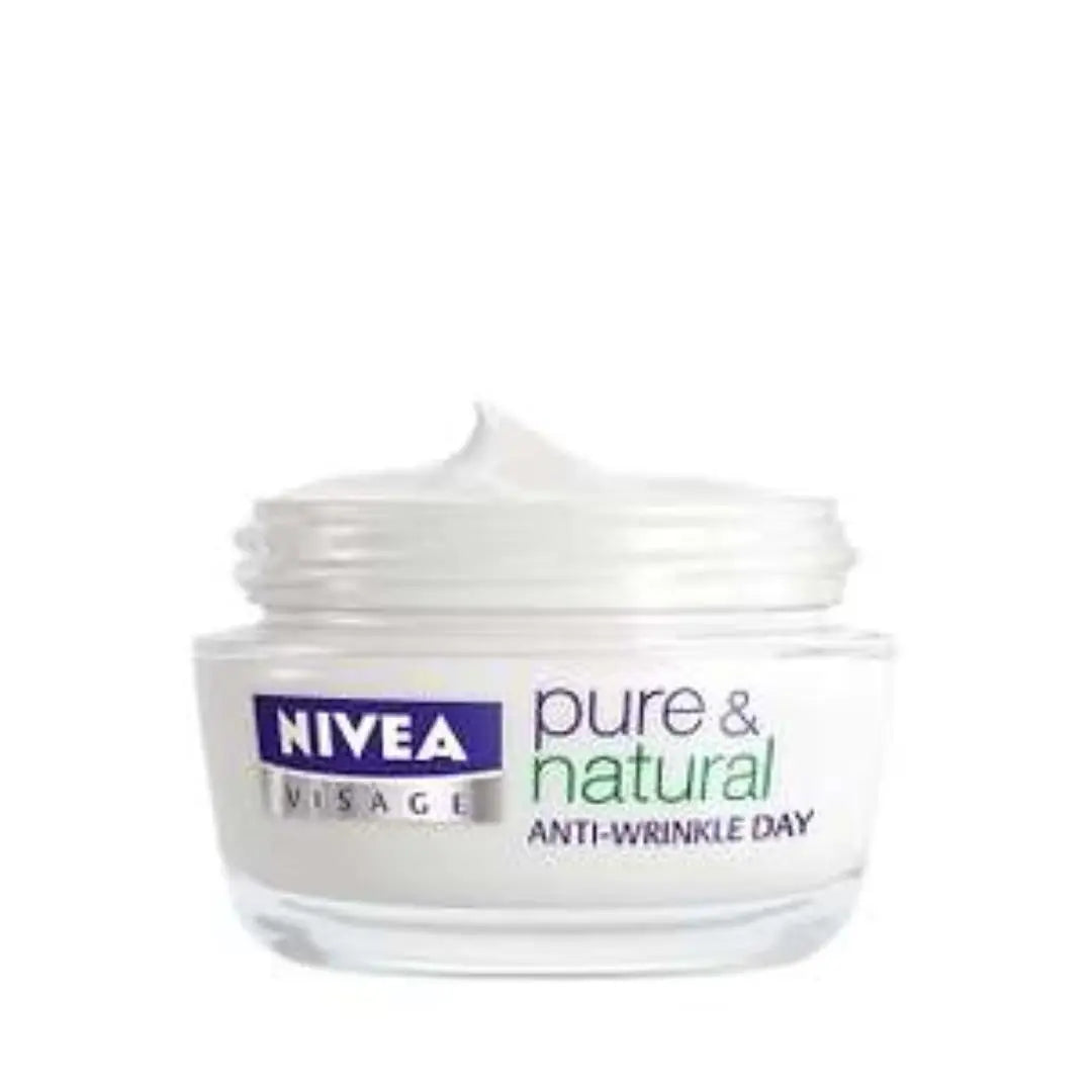Nivea Pure & Natural Crème de jour anti-rides 50 ml NIVEA