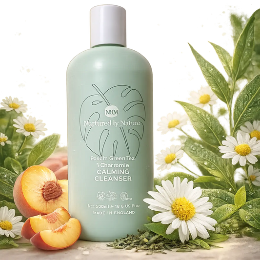 Nettoyant Visage Apaisant Nurtured by Nature Pêche & Thé Vert — 500 ml