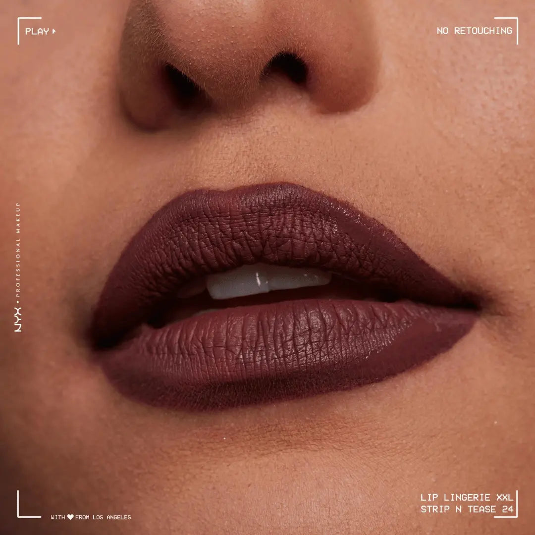 Nyx Professional Makeup LIP LINGERIE XXL - Encre à lèvres Strip N Tease NYX