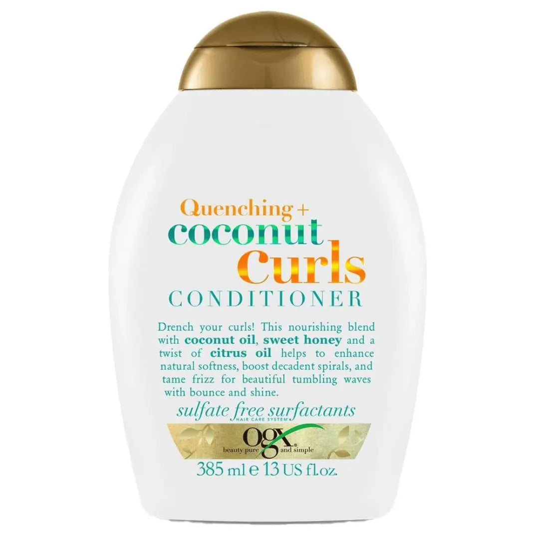 OGX Après-shampooing Quenching Coconut Curls pour cheveux bouclés 385 ml OGX
