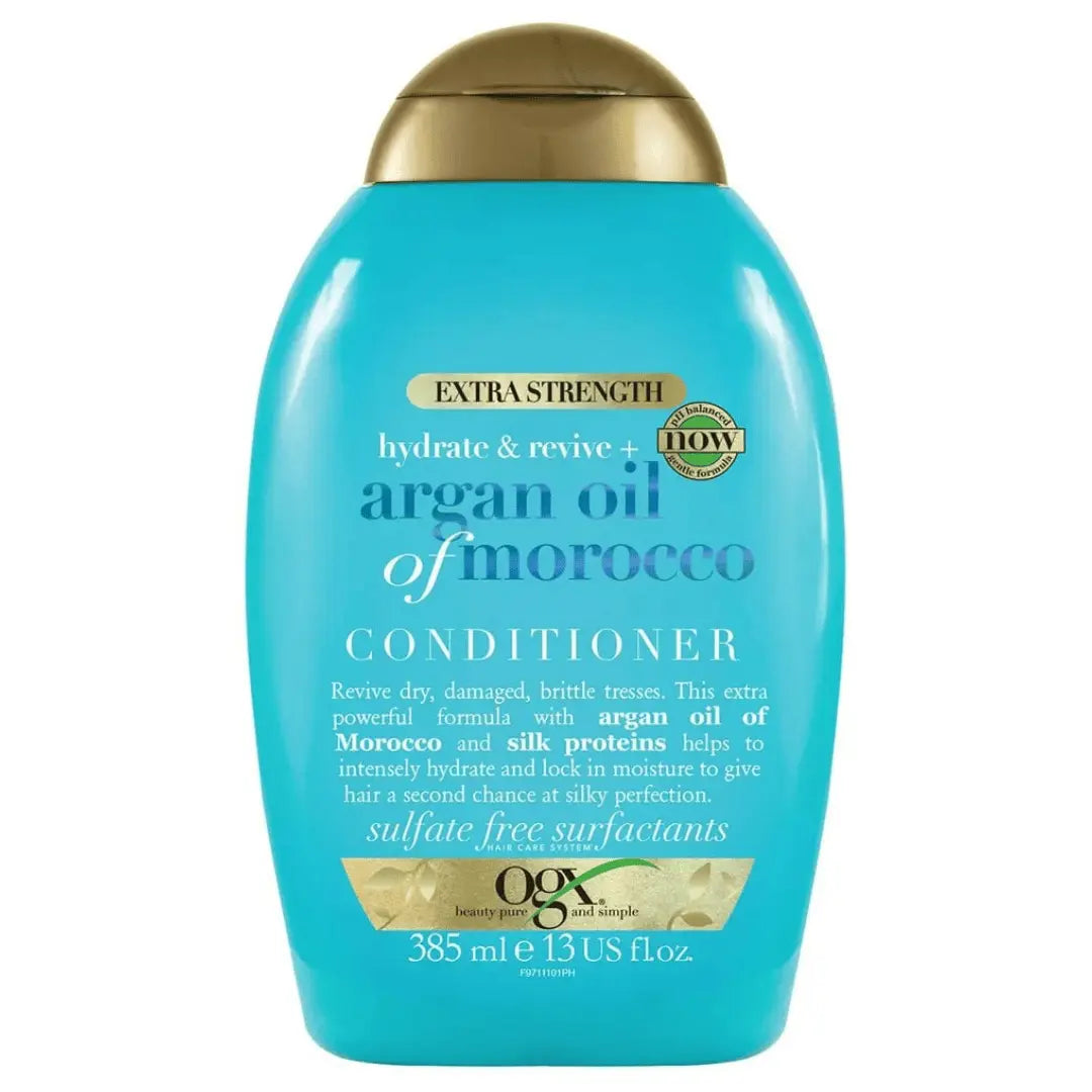 OGX Hydrate & Revive+ Après-shampooing extra fort à l'huile d'argan du Maroc 385 ml OGX