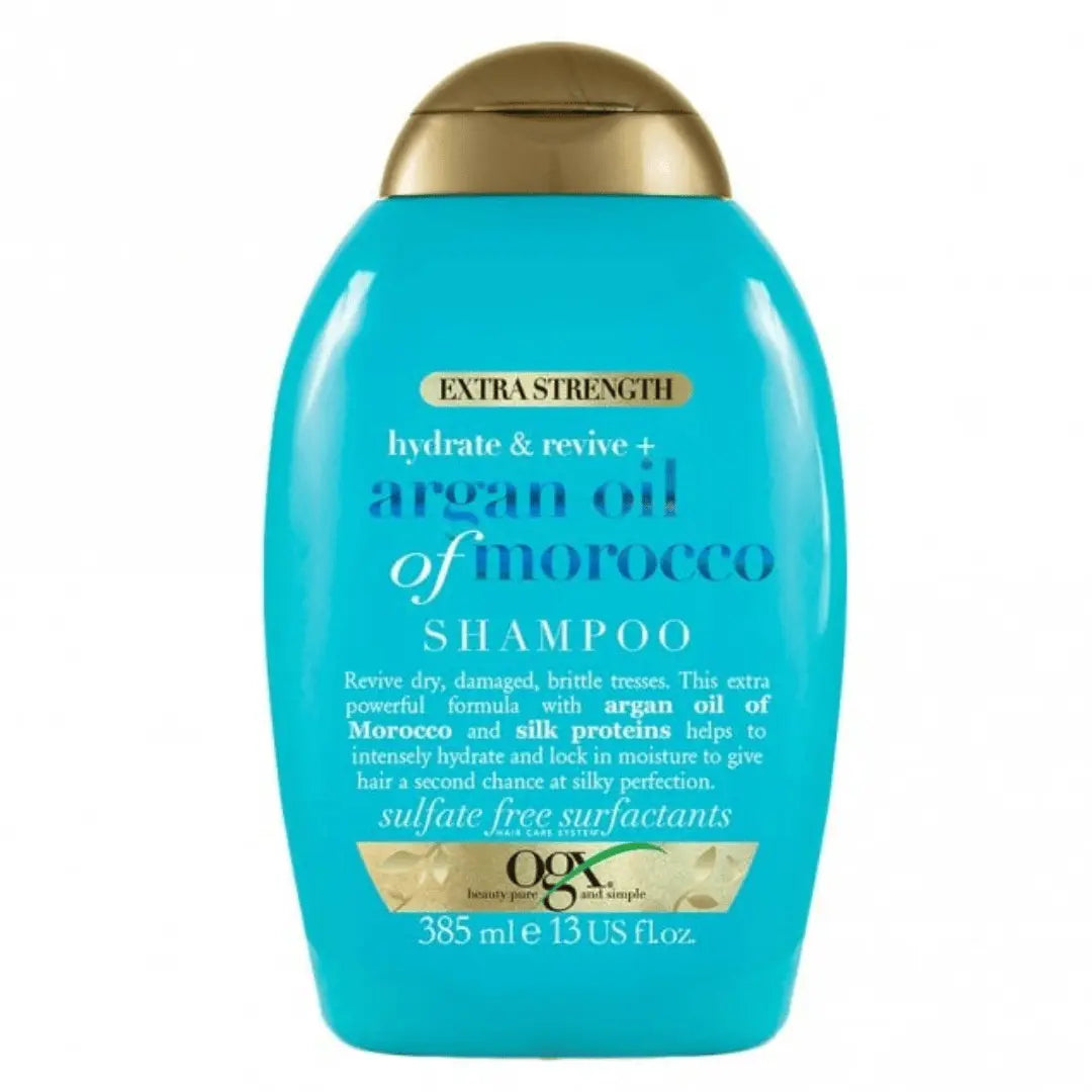 OGX Hydrate & Revive+ Shampooing extra-fort à l'huile d'argan du Maroc 385 ml OGX