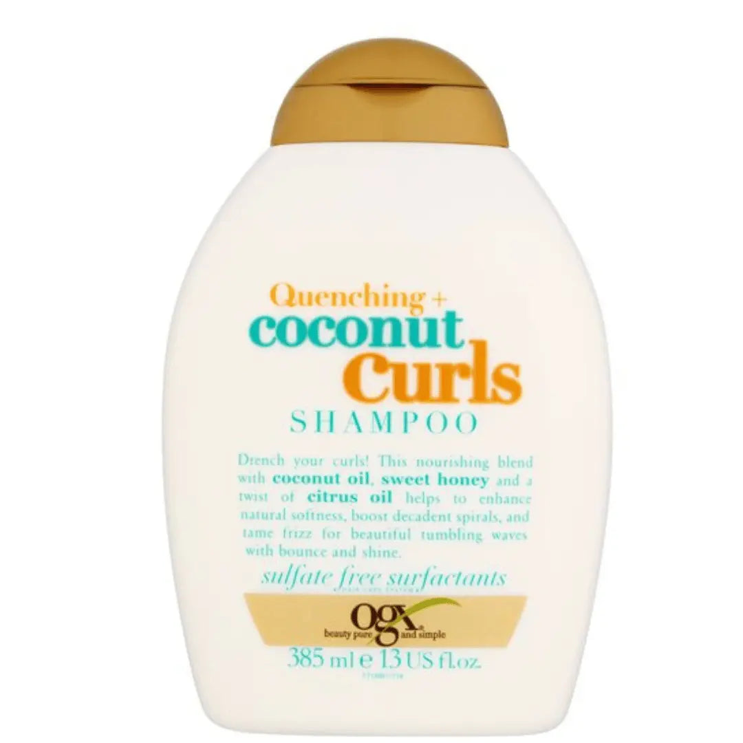 OGX Shampoing Désaltérant Boucles à la Noix de Coco pour Cheveux Bouclés 385 ml OGX