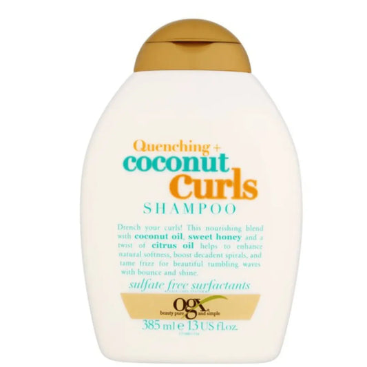 OGX Shampoing Désaltérant Boucles à la Noix de Coco pour Cheveux Bouclés 385 ml OGX