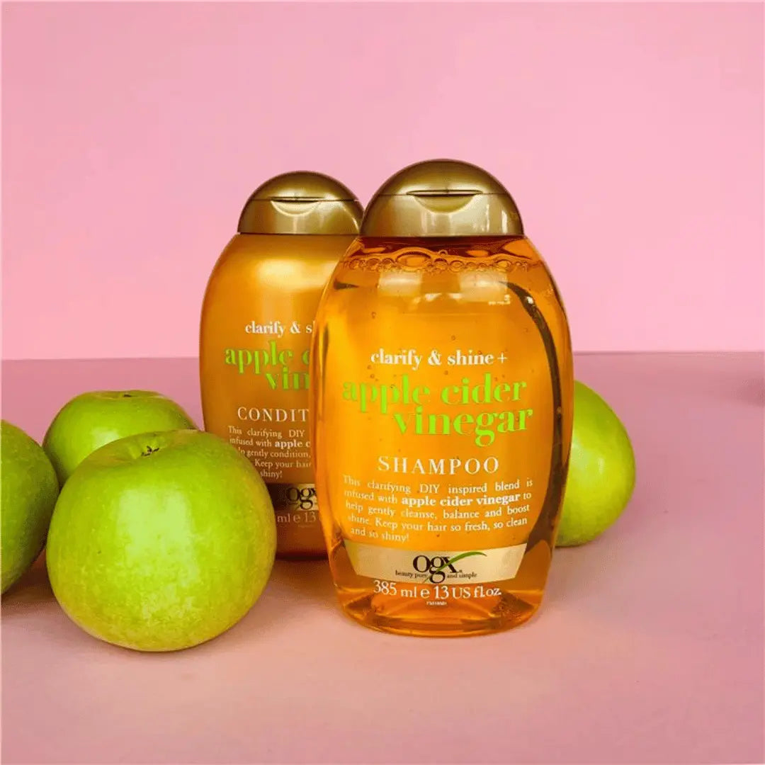 OGX Shampooing clarifiant au vinaigre de cidre de pomme Clarify & Shine+ 385 ml OGX
