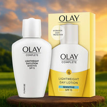Charger l&#39;image dans la galerie, OLAY Fluide Hydratant Sensible Soin Complet - 100 ml - SPF 15 OLAY
