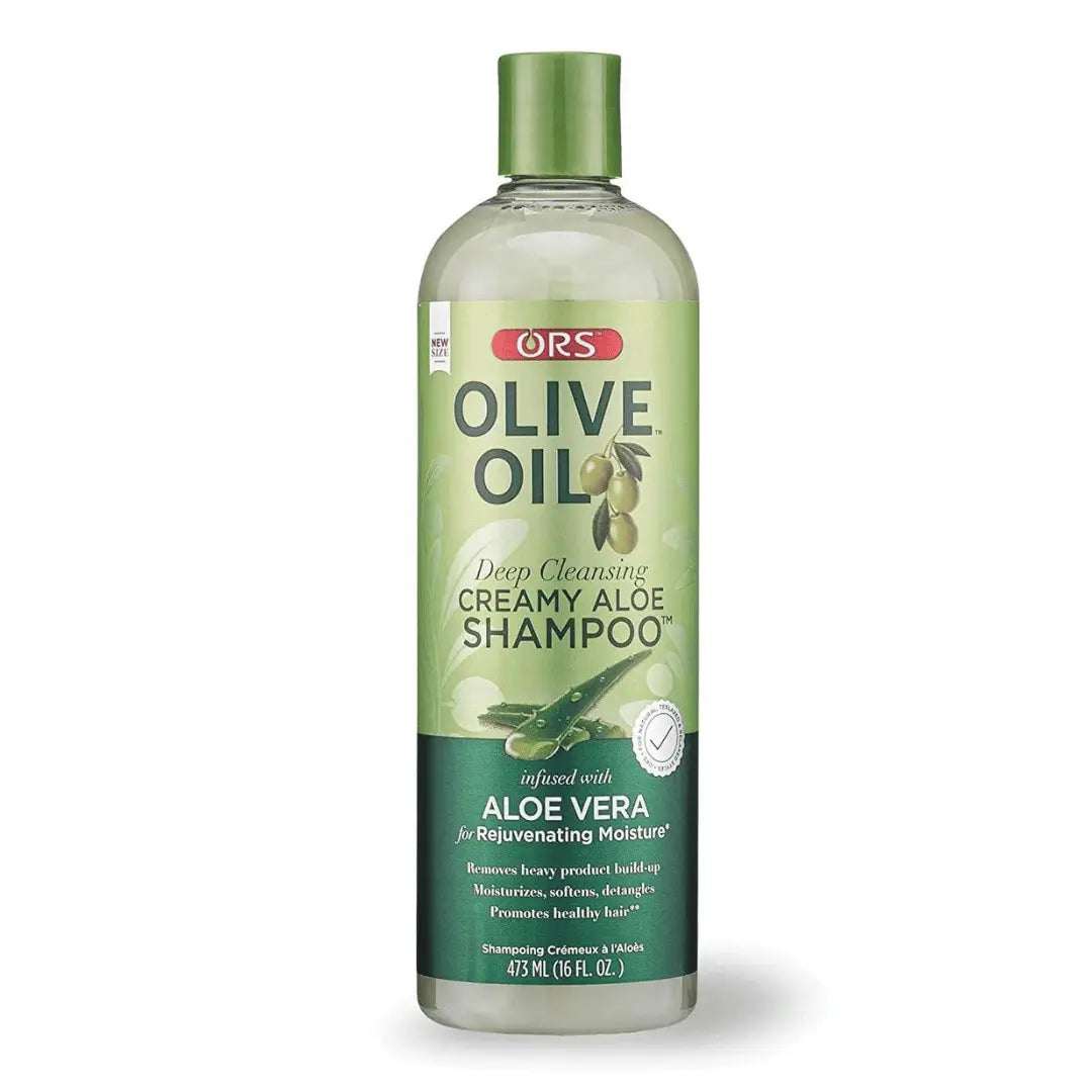 ORS Shampooing crémeux nettoyant en profondeur à l'huile d'olive à l'aloès 473 ML ORS