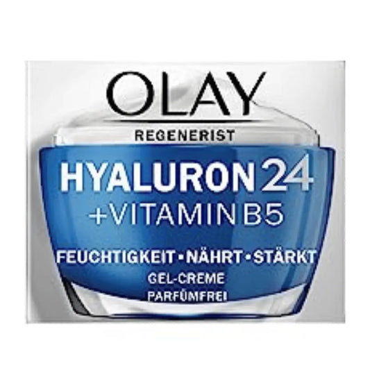 Olay Hyaluronic 24 + Vitamine B5 Crème hydratante, Gel de jour 50 Ml OLAY