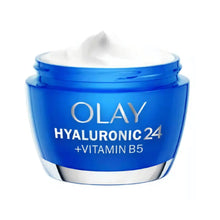 Charger l&#39;image dans la galerie, Olay Hyaluronic 24 + Vitamine B5 Crème hydratante, Gel de jour 50 Ml OLAY
