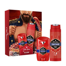 Charger l&#39;image dans la galerie, Old Spice Captain Coffret cadeau déodorant et gel douche OLD SPICE
