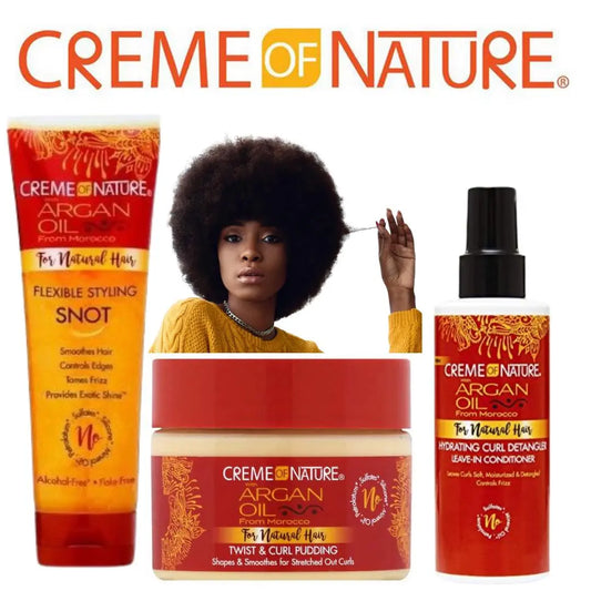 Organ Oil Creme coiffante pour les boucles, Gel pour style et un conditionneur sans rinçage CREME OF NATURE