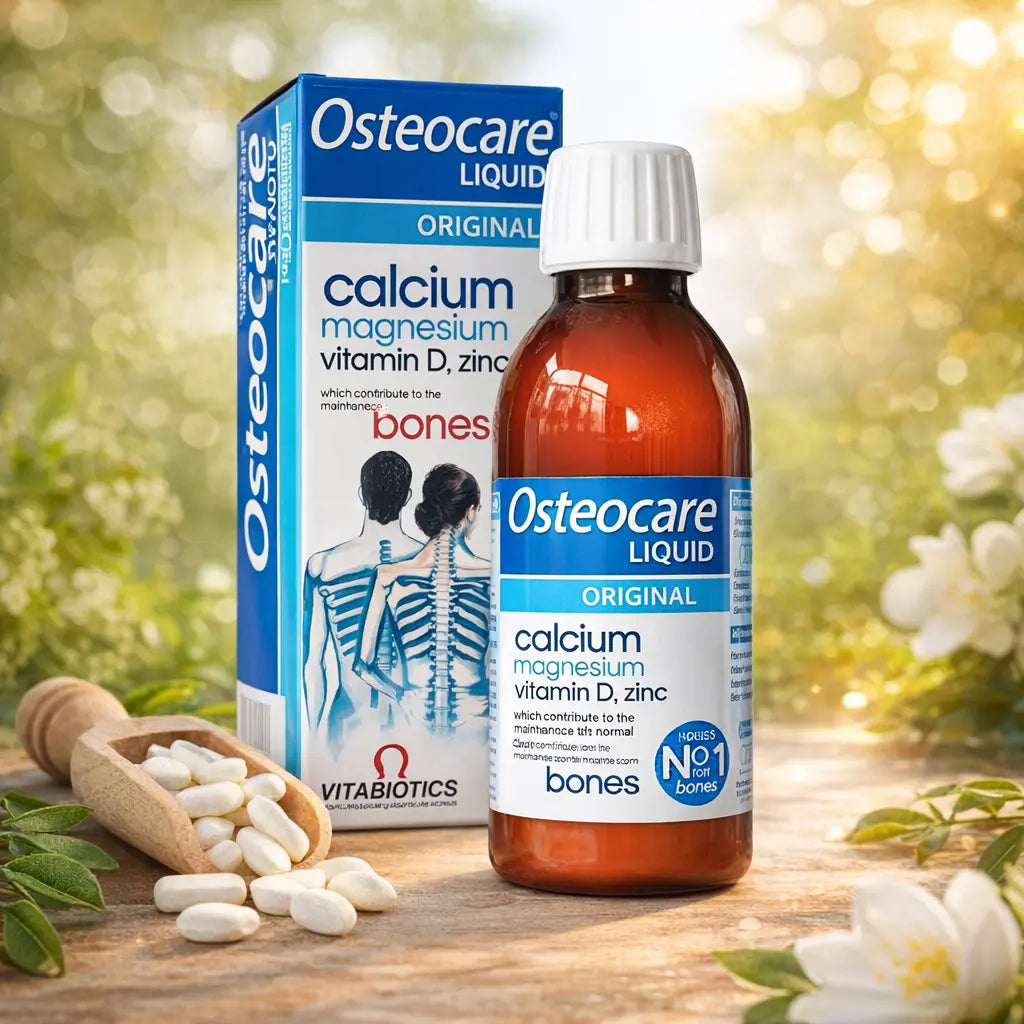 Complément Os Vitabiotics Osteocare Liquide Calcium Magnésium & Vitamines — 200 ml