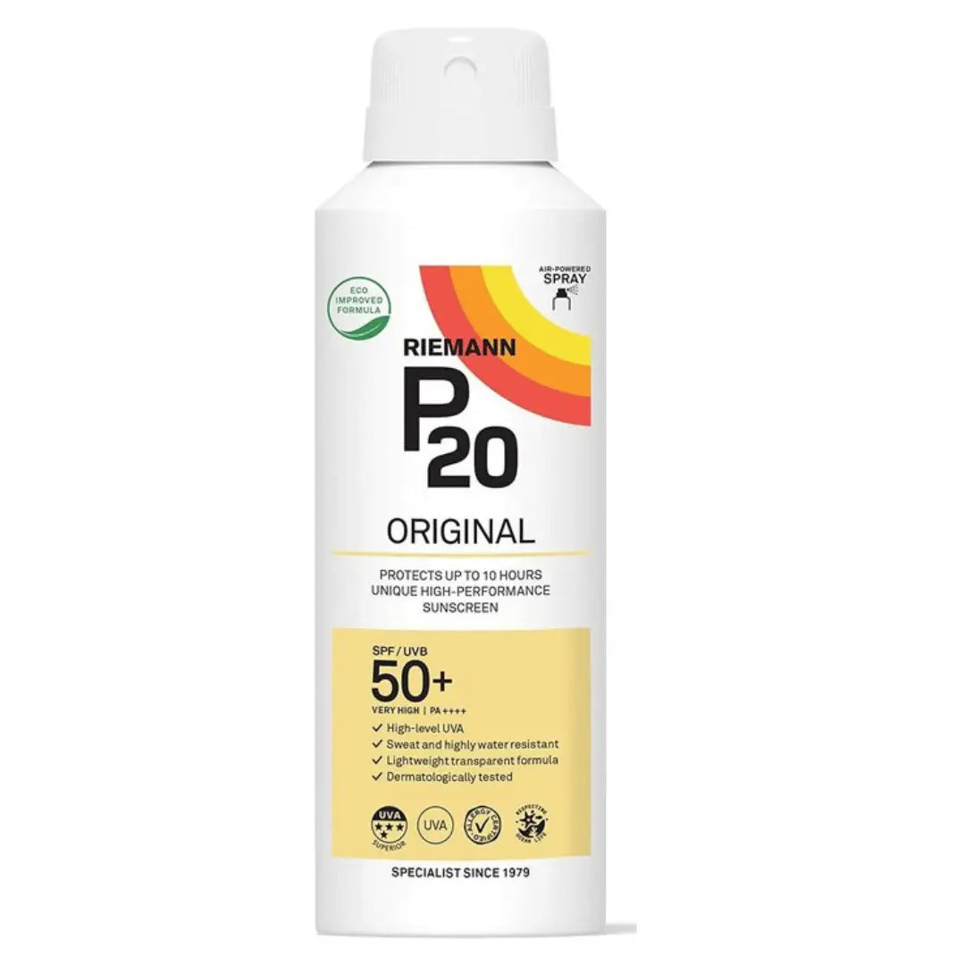 P20 Original Spray Continu SPF50+Plus 150ml Écran Solaire Avancé RIEMANN