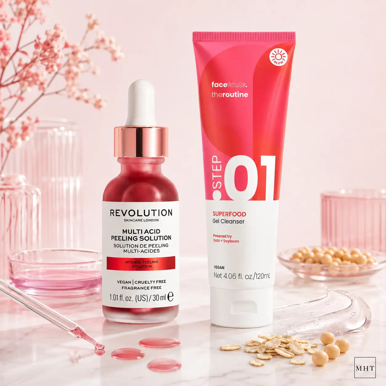 Pack N°32 — Peau Neuve Express — Gel Nettoyant Superaliments + Peeling Multi-Acides Revolution