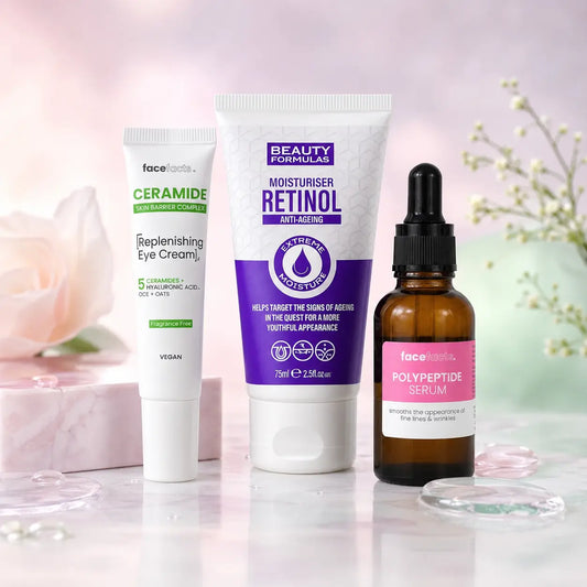 Pack N°8 — Routine Anti-Âge Raffermissant — Sérum Polypeptides + Crème Rétinol + Contour des Yeux