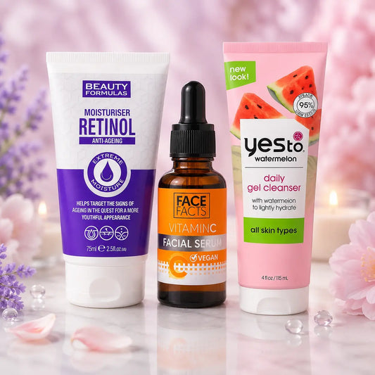 Pack Routine Éclat Visage — Gel Nettoyant Watermelon + Sérum Vitamine C + Crème Rétinol