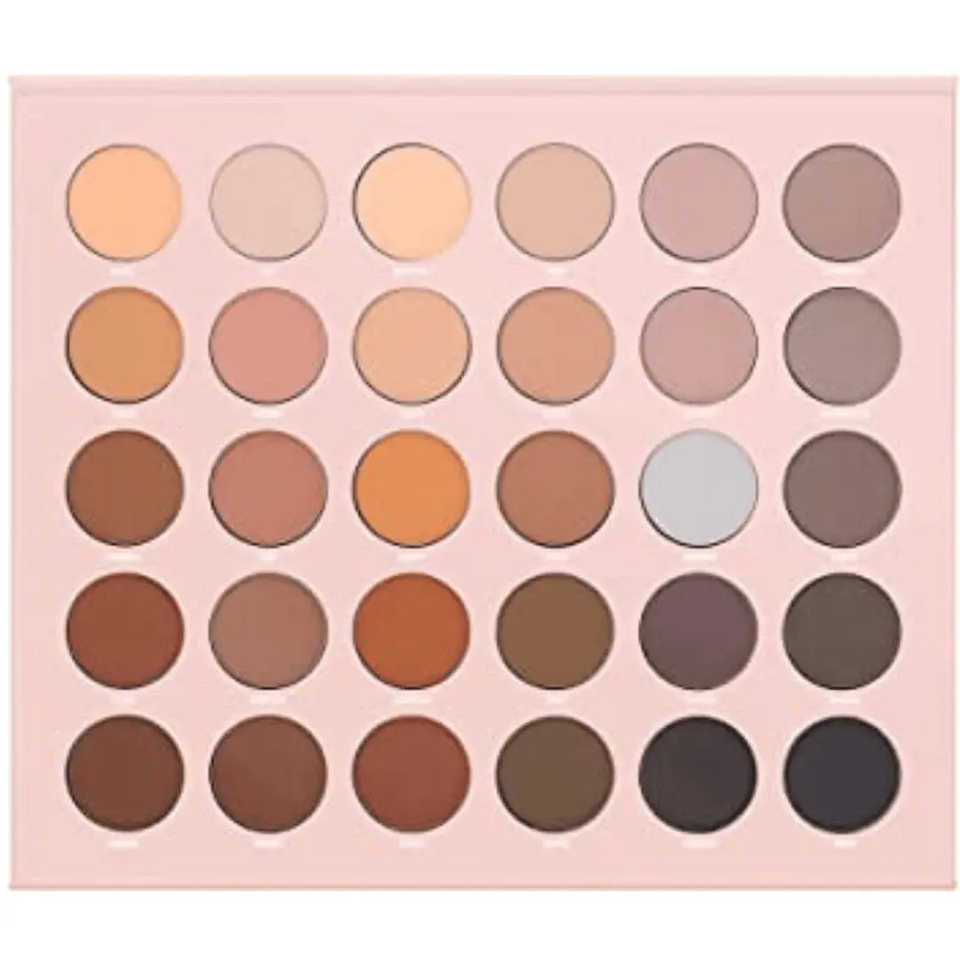 Palette de pigments pressés Just Mattes W7 - 30 couleurs nude naturelles - Longue durée impeccable w7