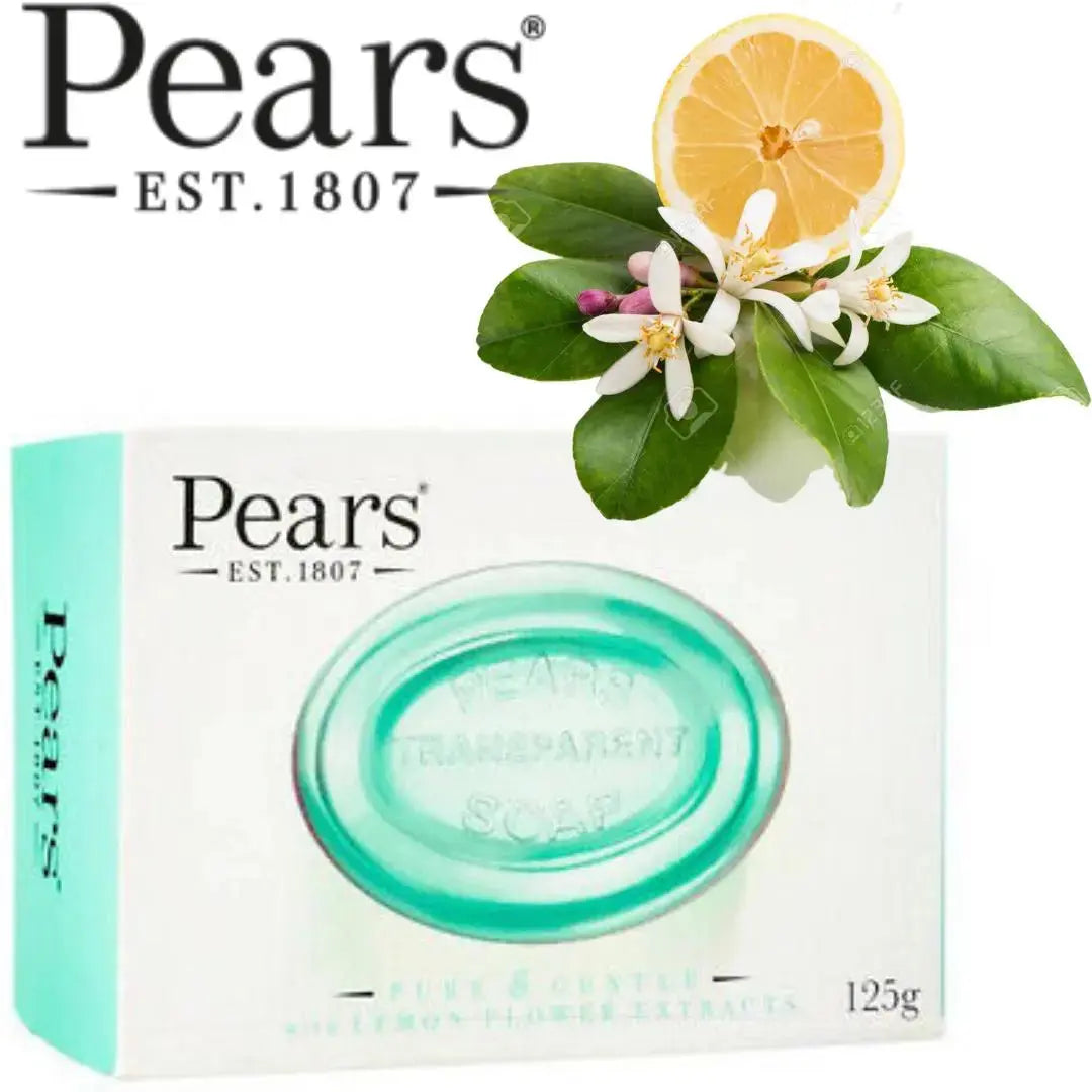 1.0 Pears savon à base de fleurs de citron 125g pears