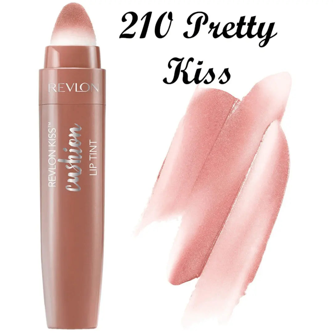REVLON Kiss Cushion Lip Tint, 210 Pretty Kiss REVLON