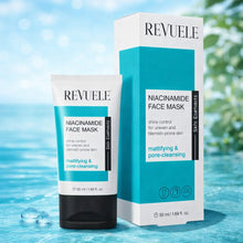 Charger l'image dans la galerie, REVUELE NIACINAMIDE  50ML  Masque Visage Matifiant &amp; Purifiant – Peaux Mixtes à Grasses
