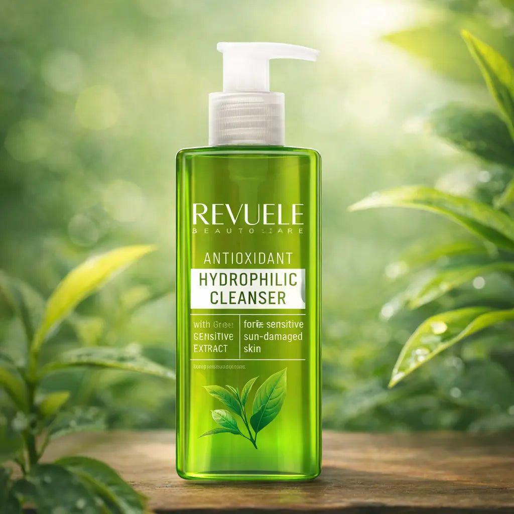 Nettoyant Hydrophile Antioxydant Revuele Thé Vert — 150 ml