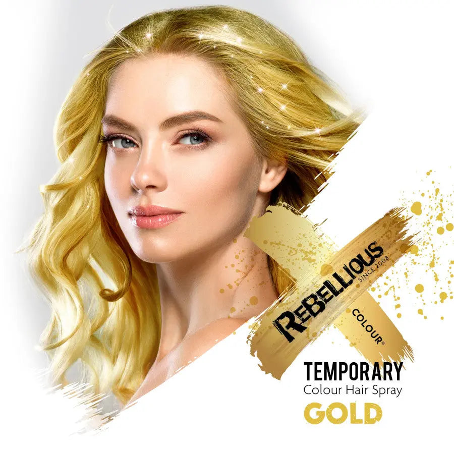Rebellious Spray Couleur Temporaire Gold 125ml Rebellious