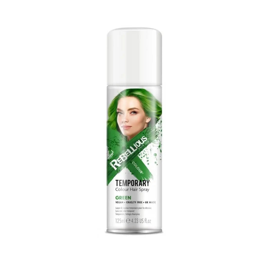 Rebellious Spray Couleur Temporaire Green 125ml Rebellious
