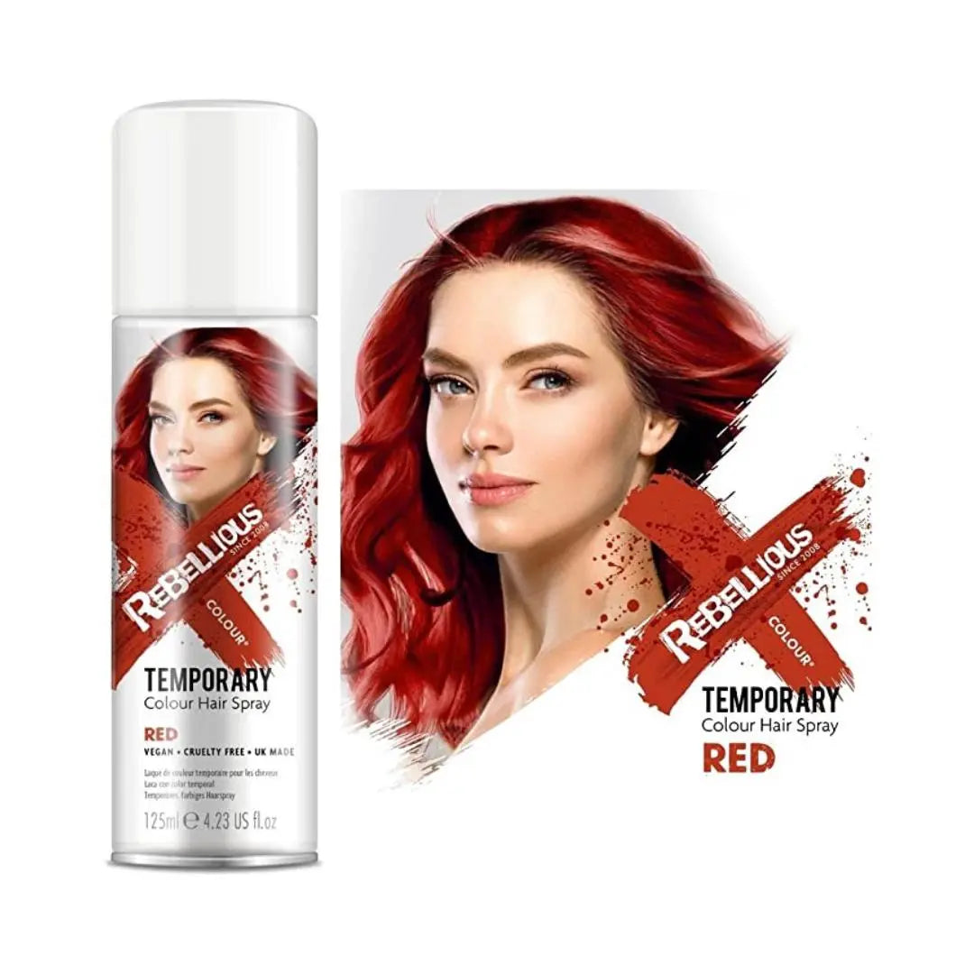Rebellious Spray Couleur Temporaire Red 125ml Rebellious