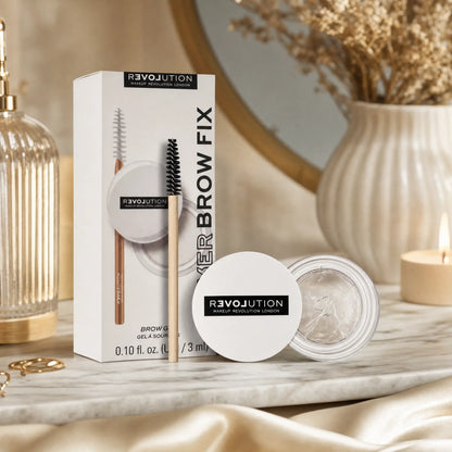 Relove by Revolution Power Brow Fix – Gel Fixateur Sourcils Transparent 3 ml