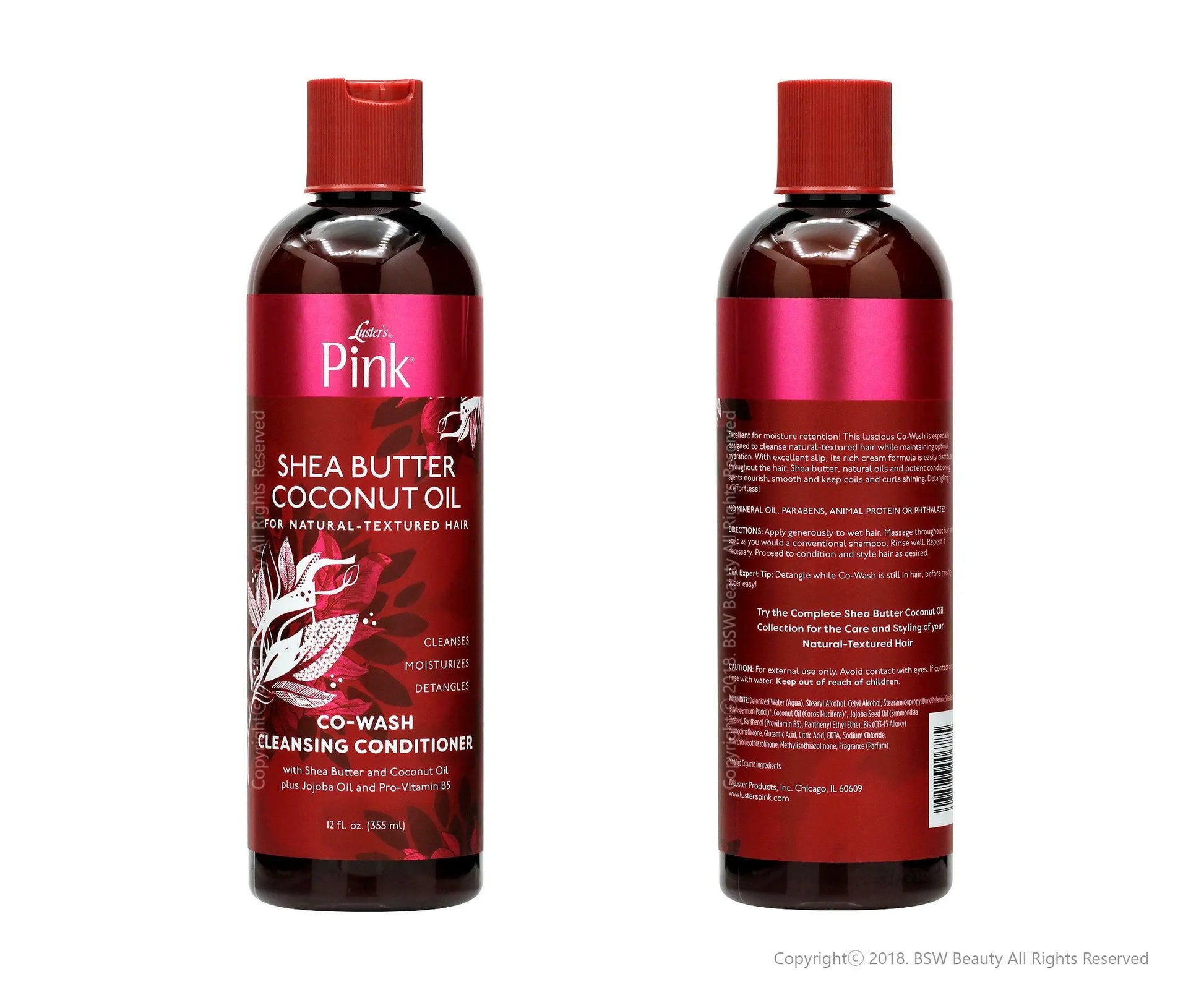 Revitalisant nettoyant co-wash au beurre de karité et à l'huile de noix de coco LUSTER'S LUSTER'S