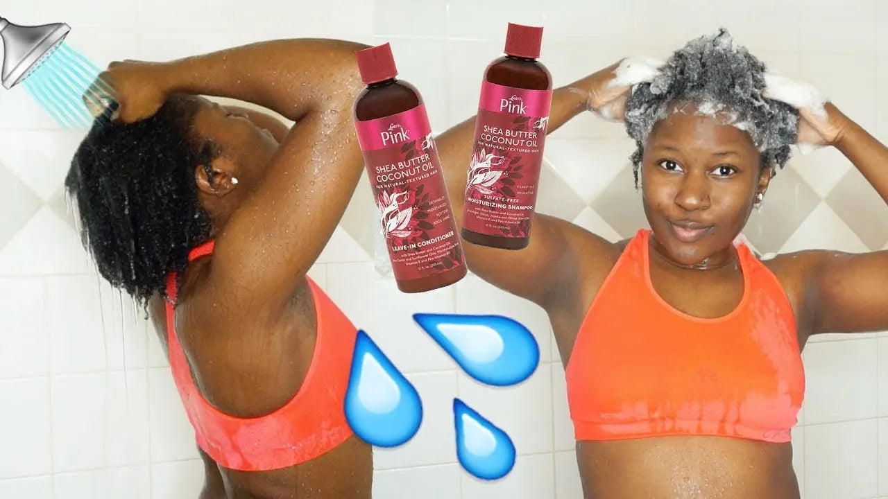 Revitalisant nettoyant co-wash au beurre de karité et à l'huile de noix de coco LUSTER'S LUSTER'S