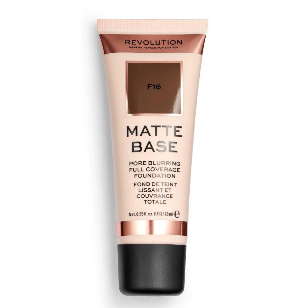 Revolution Matte Base Foundation F16 ( 28ml ) REVOLUTION