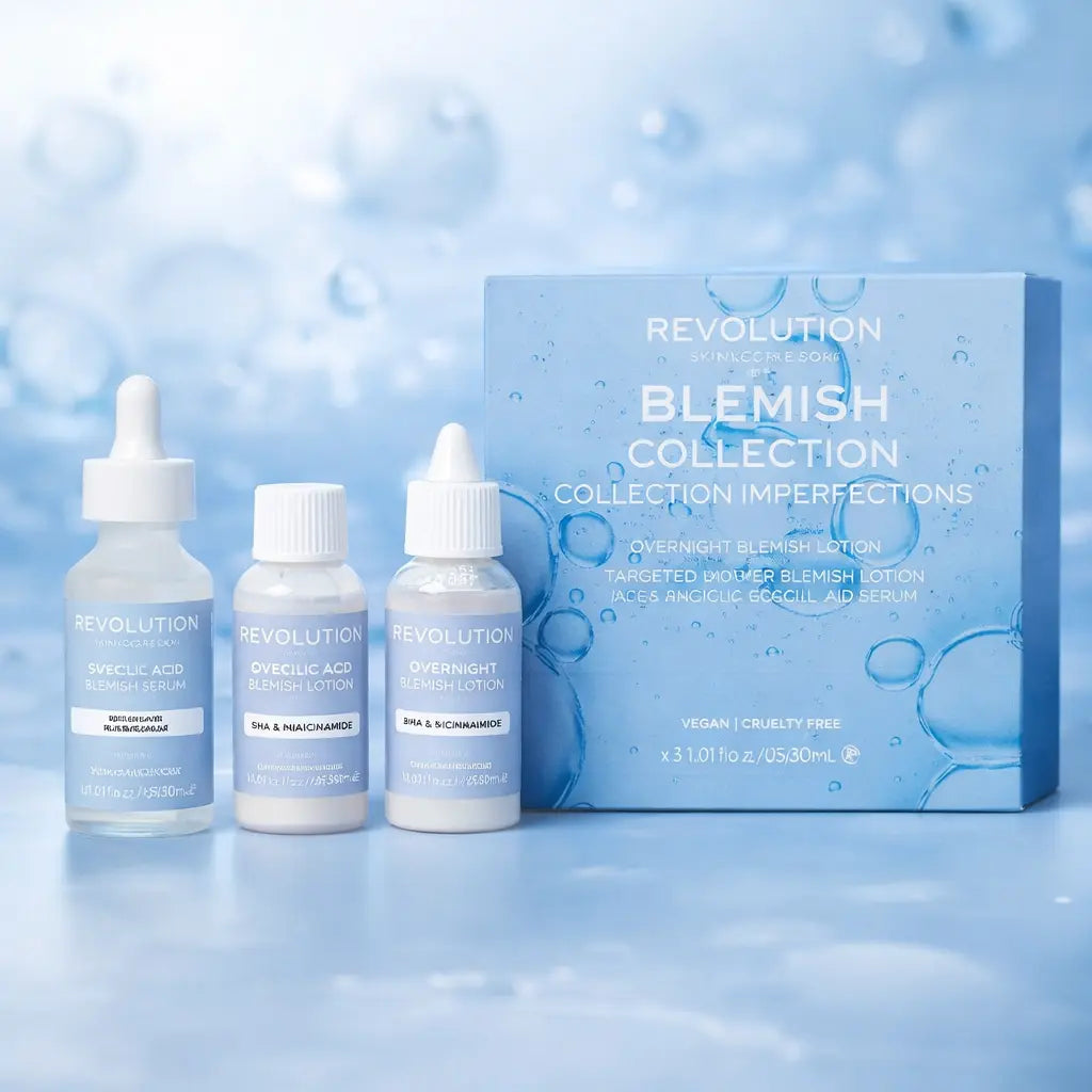 Coffret Anti-Imperfections Revolution Skincare Blemish — 3 × 30 ml