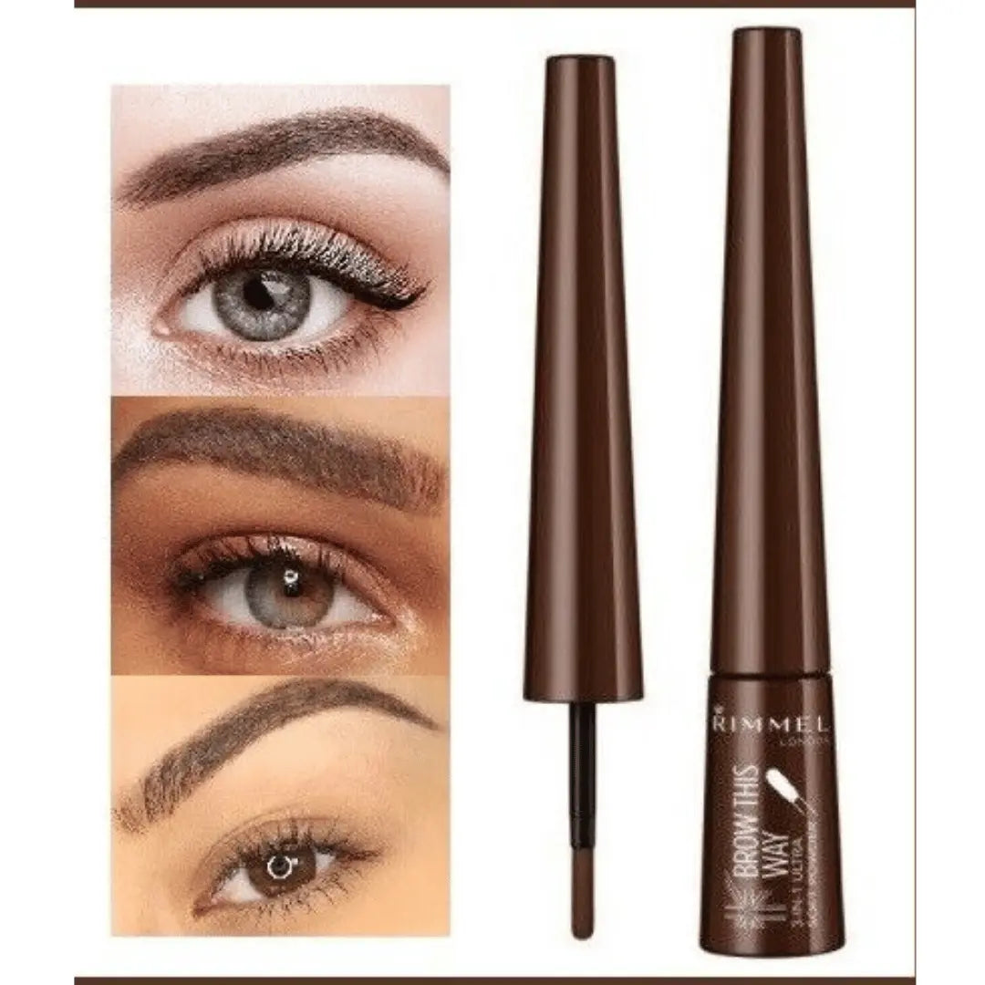 Rimmel Brow This Way Poudre Comblante Marron Foncé Pour Sourcils rimmel london