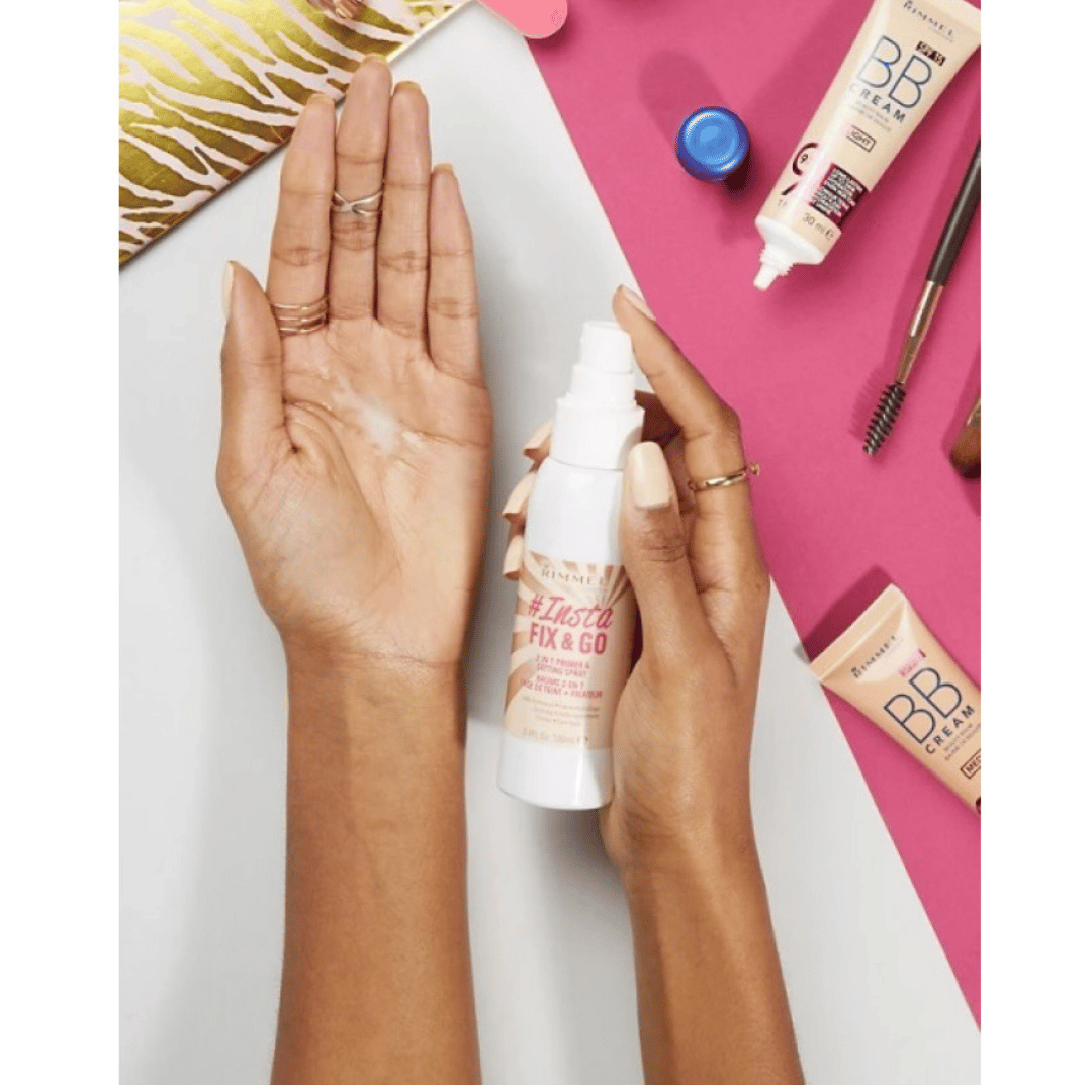 Rimmel Insta Fix & Go Spray de base et fixateur 2 en 1 - 100 ml rimmel