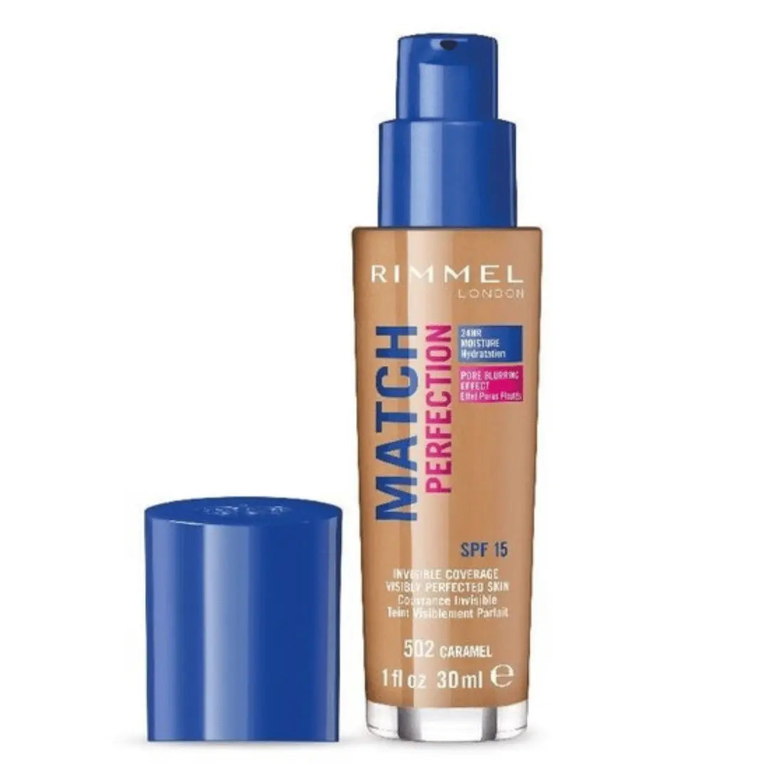 Rimmel London - Fondation Match Perfection - 502 Caramel rimmel london