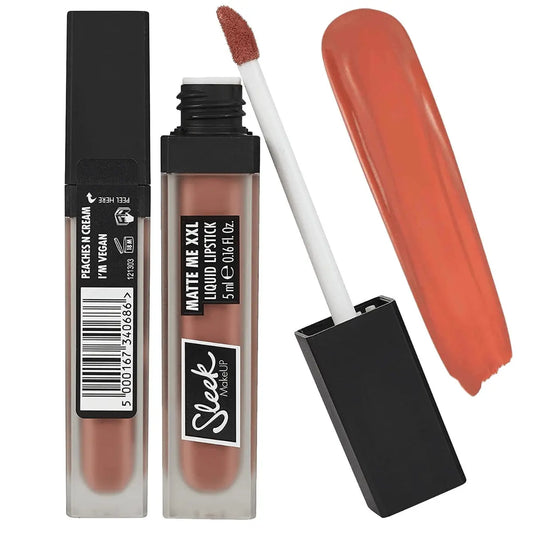 Rouge à lèvres liquide Sleek Matte Me XXL Peaches N Cream (5 ml) sleek