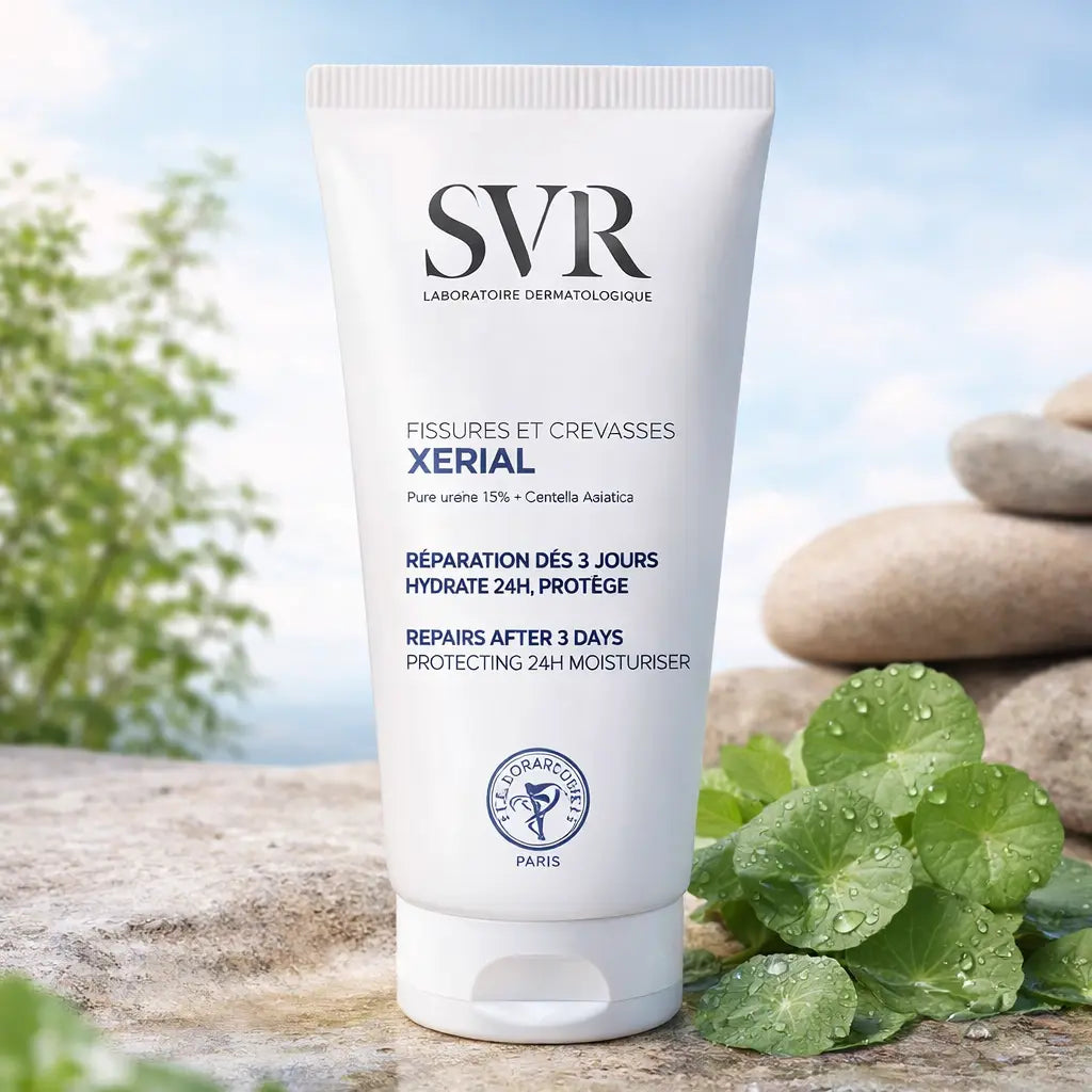 Crème Réparatrice SVR Xérial Fissures & Crevasses — 50 ml