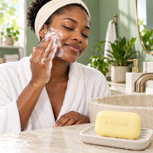 Savon Dermatologique Asepso Anti-Boutons Soufre & Acide Salicylique — 80 g