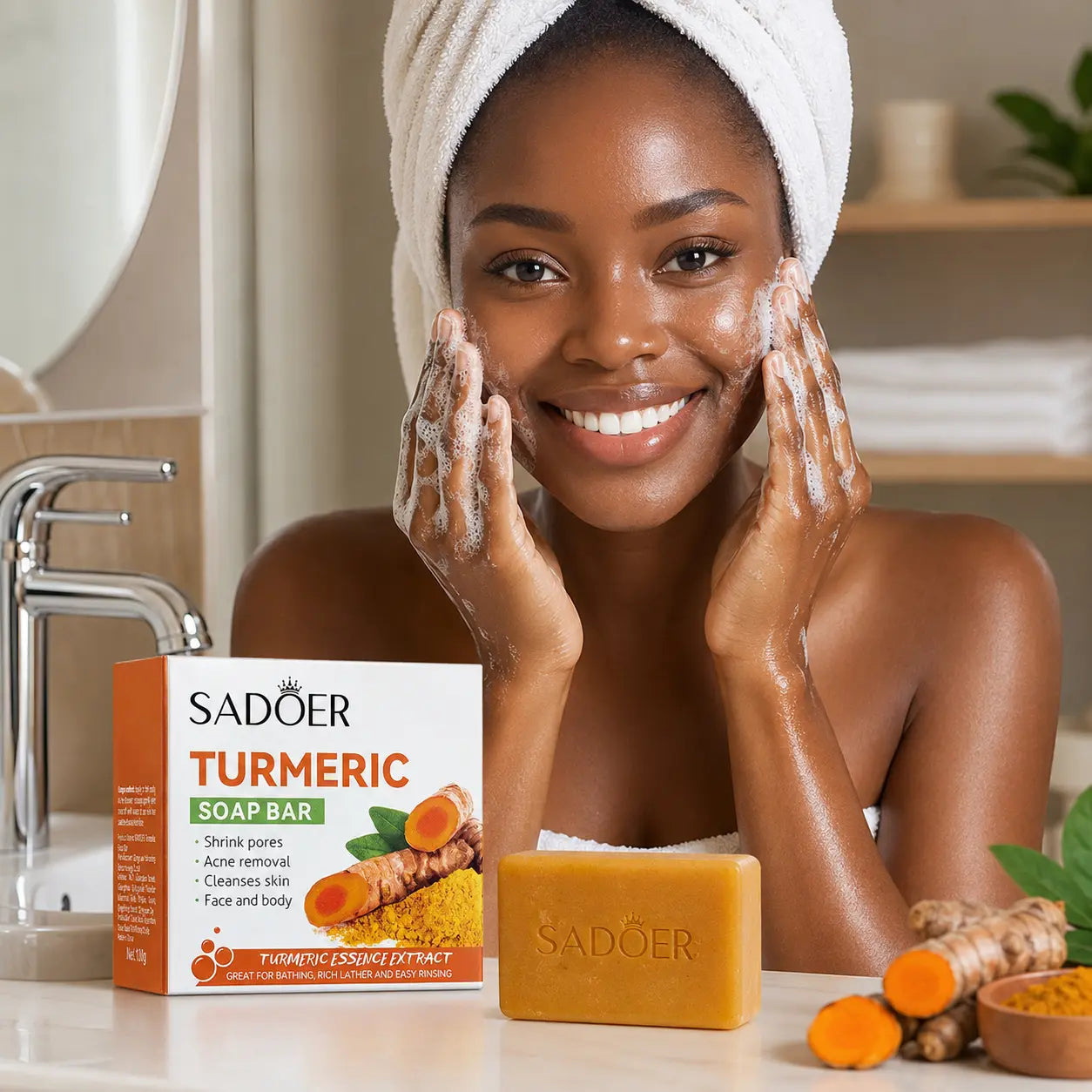 Savon au curcuma Sadoer Turmeric — 100 g
