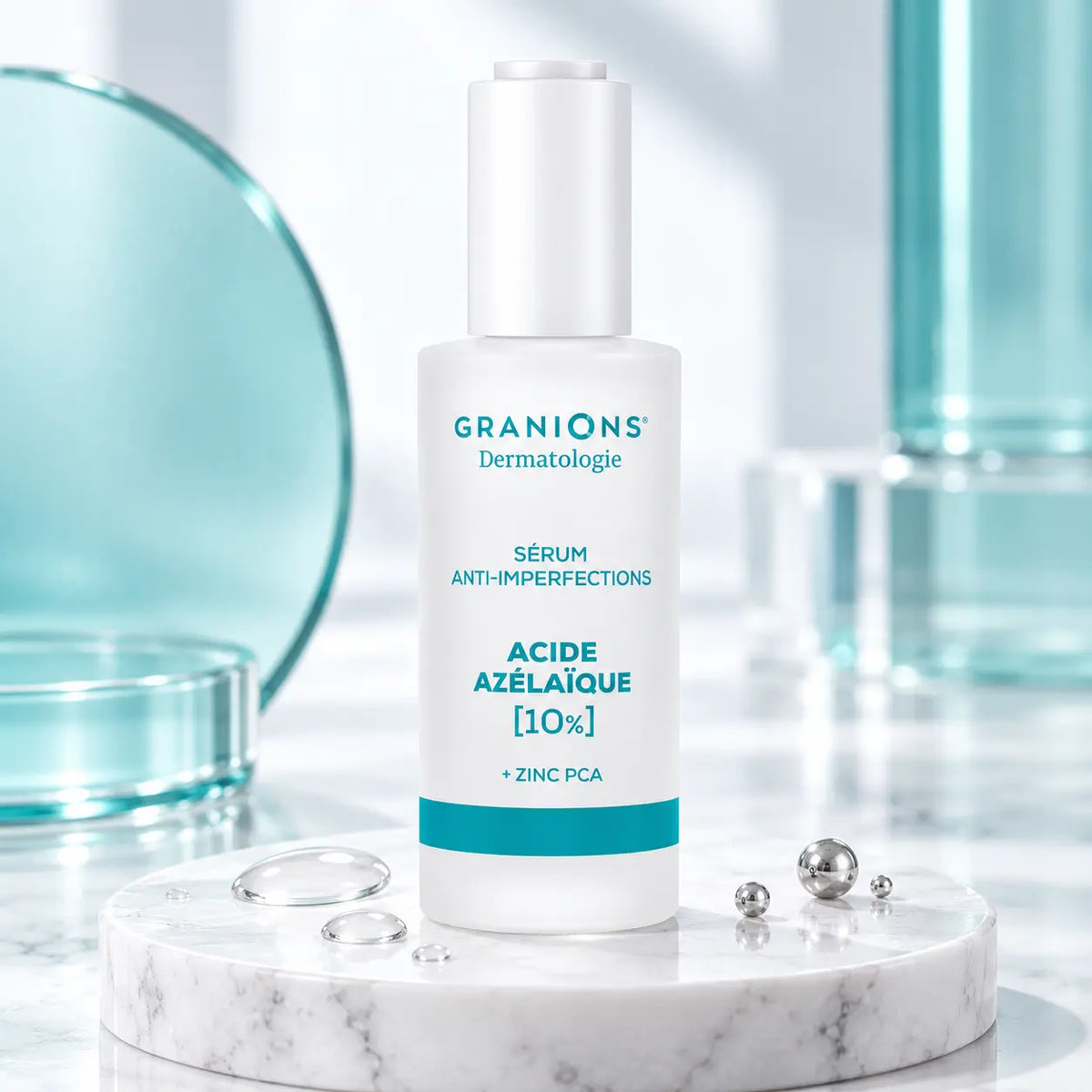 Sérum Anti-Imperfections Granions Dermatologie – Acide Azélaïque 10 % & Zinc PCA 30 ml